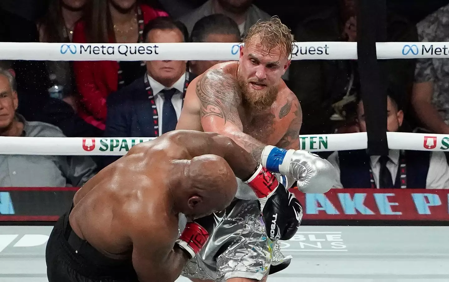 Jake Paul beat Mike Tyson via unanimous decision on Friday night. Image: Getty
