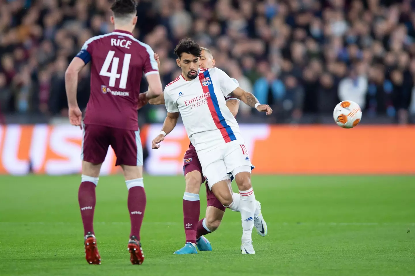 Lucas Paqueta in Europa League action ( UK Sports Pics Ltd / Alamy)