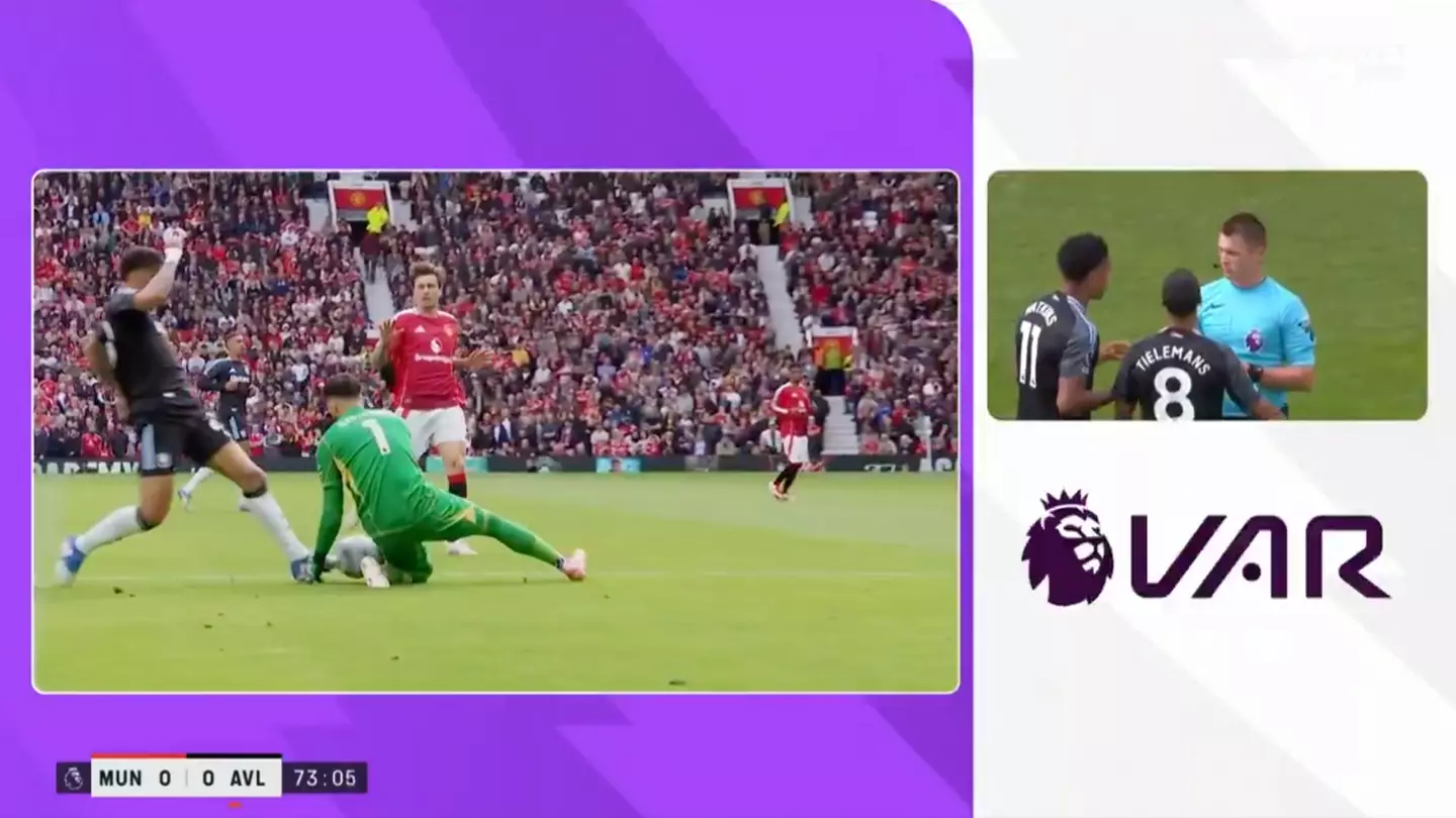 Fans left in total disbelief by decision during Man Utd vs Aston Villa which is being called the worst of the entire season