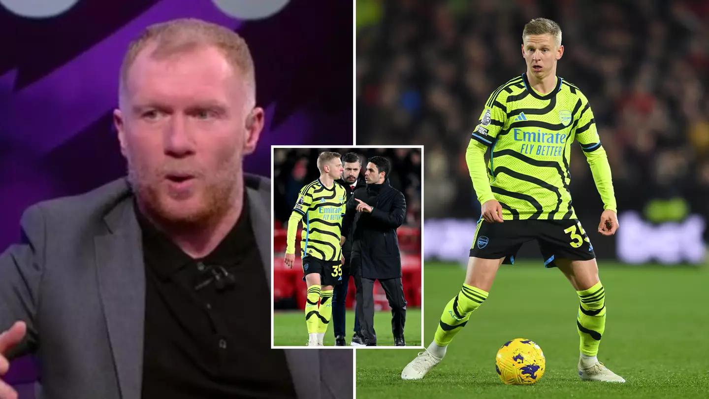 Paul Scholes launches x-rated attack on Oleksandr Zinchenko for 'insult' during Arsenal win against Forest