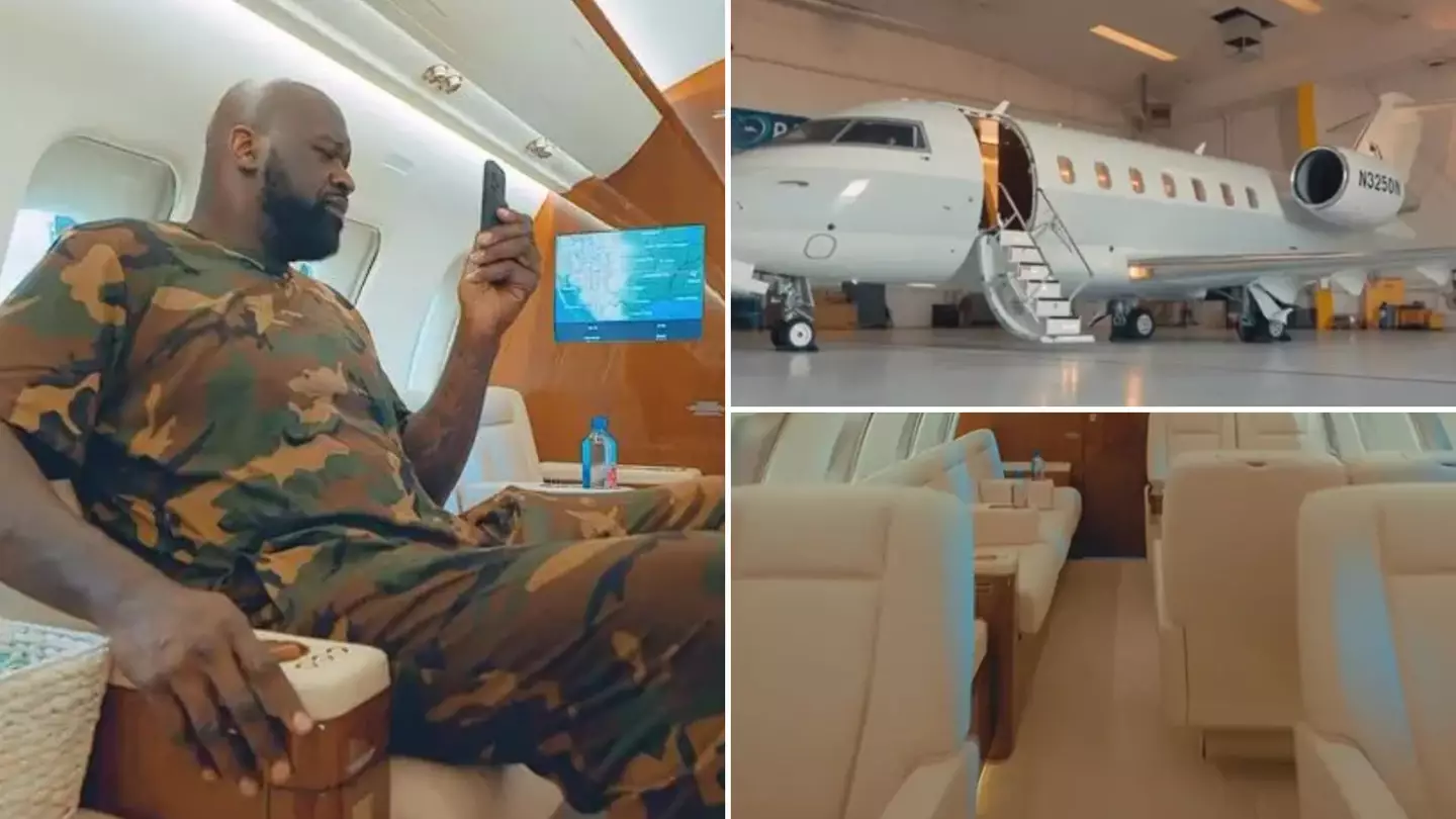 Fans stunned after discovering how much Shaquille O'Neal's maintenance bill comes to on $27 million 'Dunkman' private jet