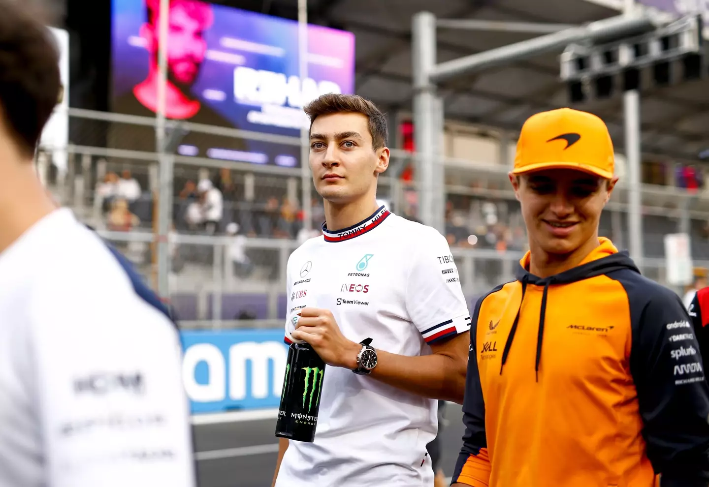 Russell and Norris are friends. Image: Alamy