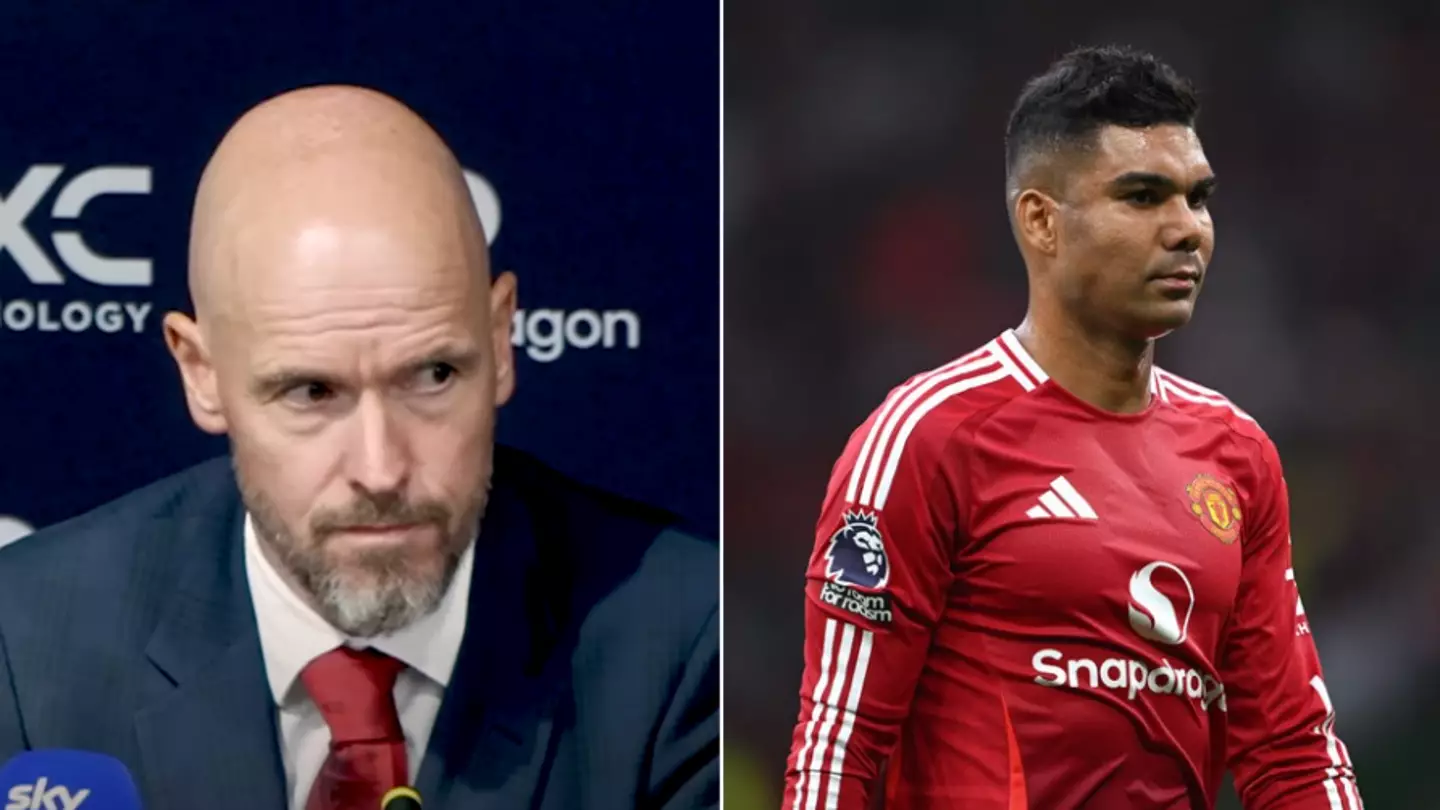Erik ten Hag sets the record straight on Casemiro rumours after clip goes viral following Liverpool defeat