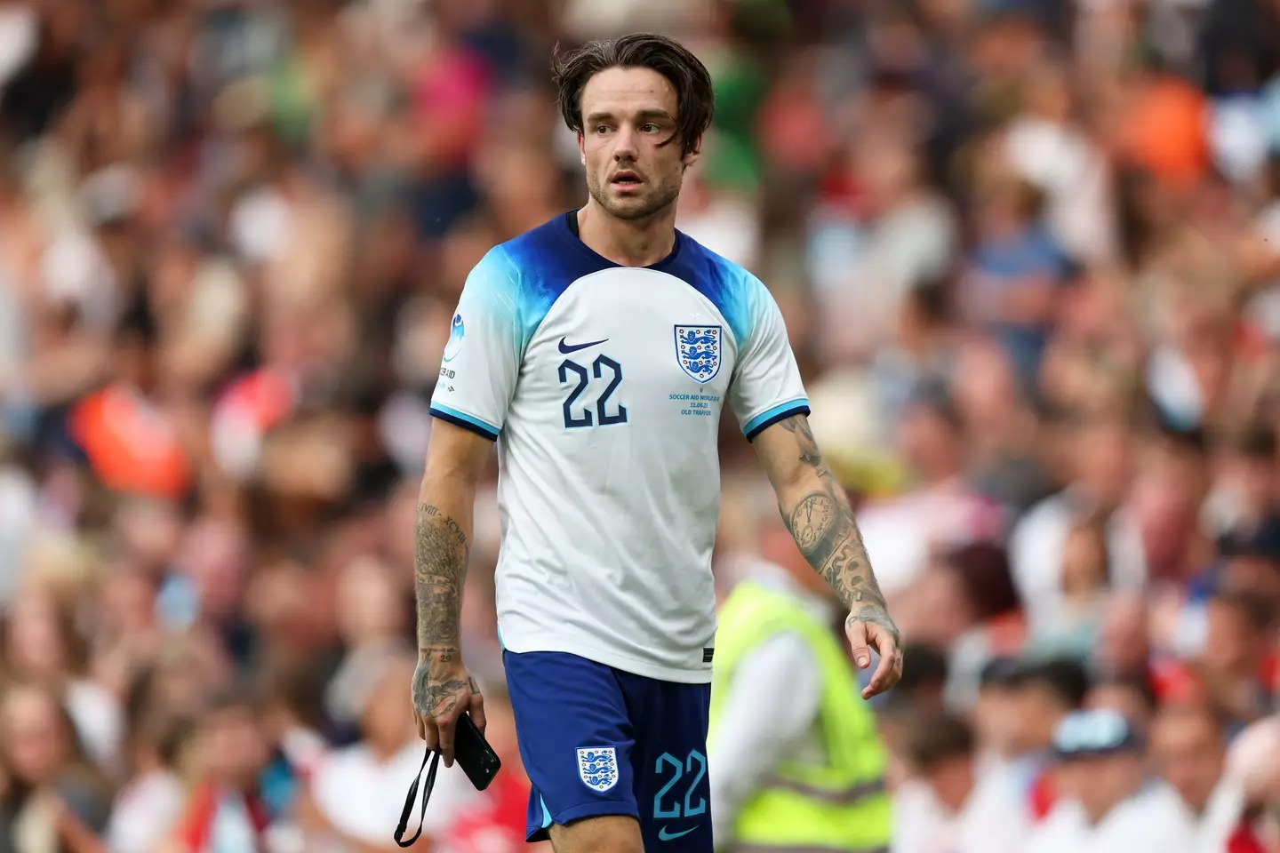 Liam Payne during Soccer Aid in 2023. Image: Getty