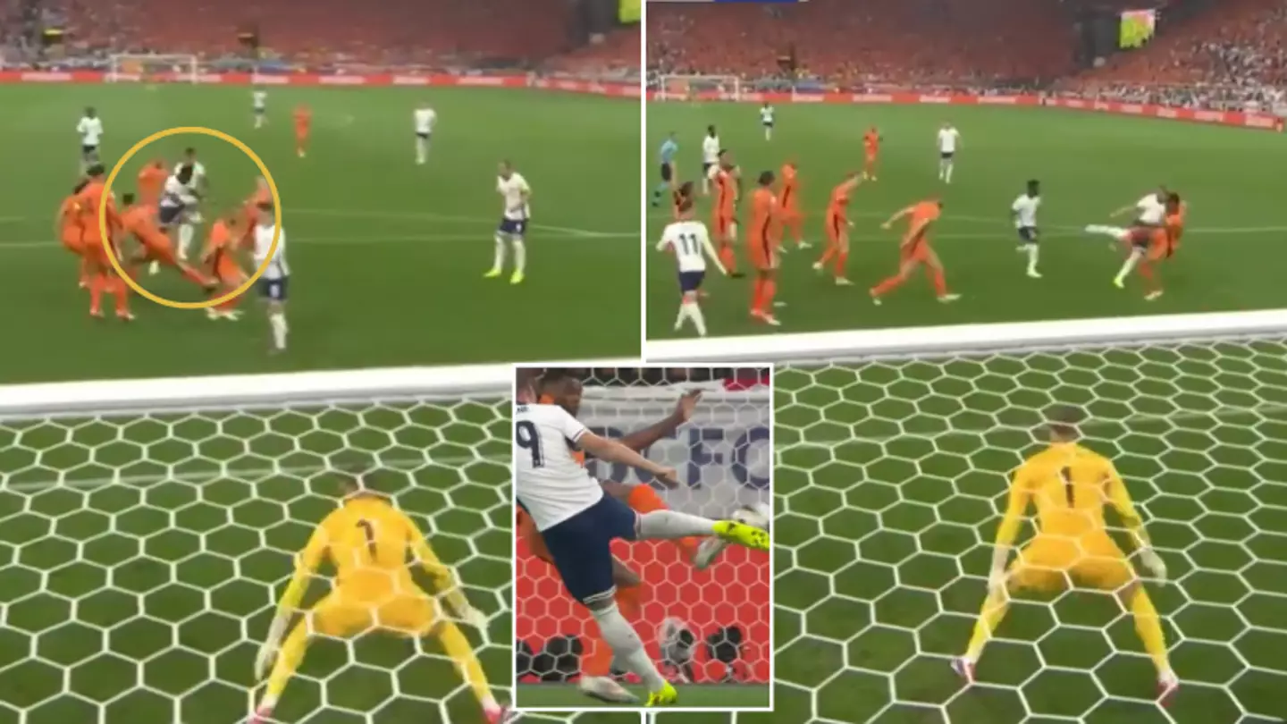 New angle of Harry Kane penalty incident during England win emerges and it's got everyone talking