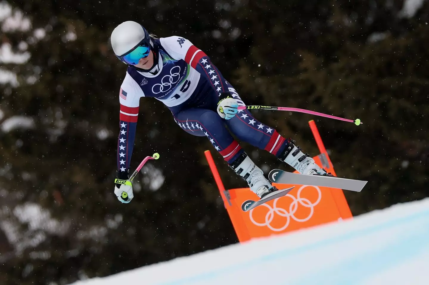 Vonn came out of retirement after six years in 2024 (Image: Getty)