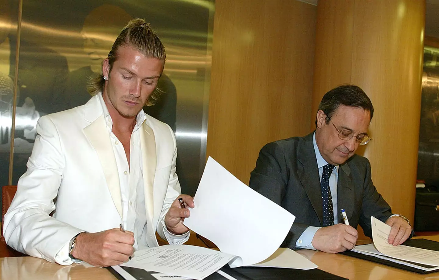 David Beckham signed for Real Madrid in 2003 (Credit:Getty)