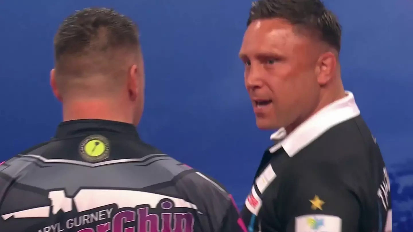 Gerwyn Price goes crazy and 'squares up' to Daryl Gurney after what he did during heated clash at Winter Gardens