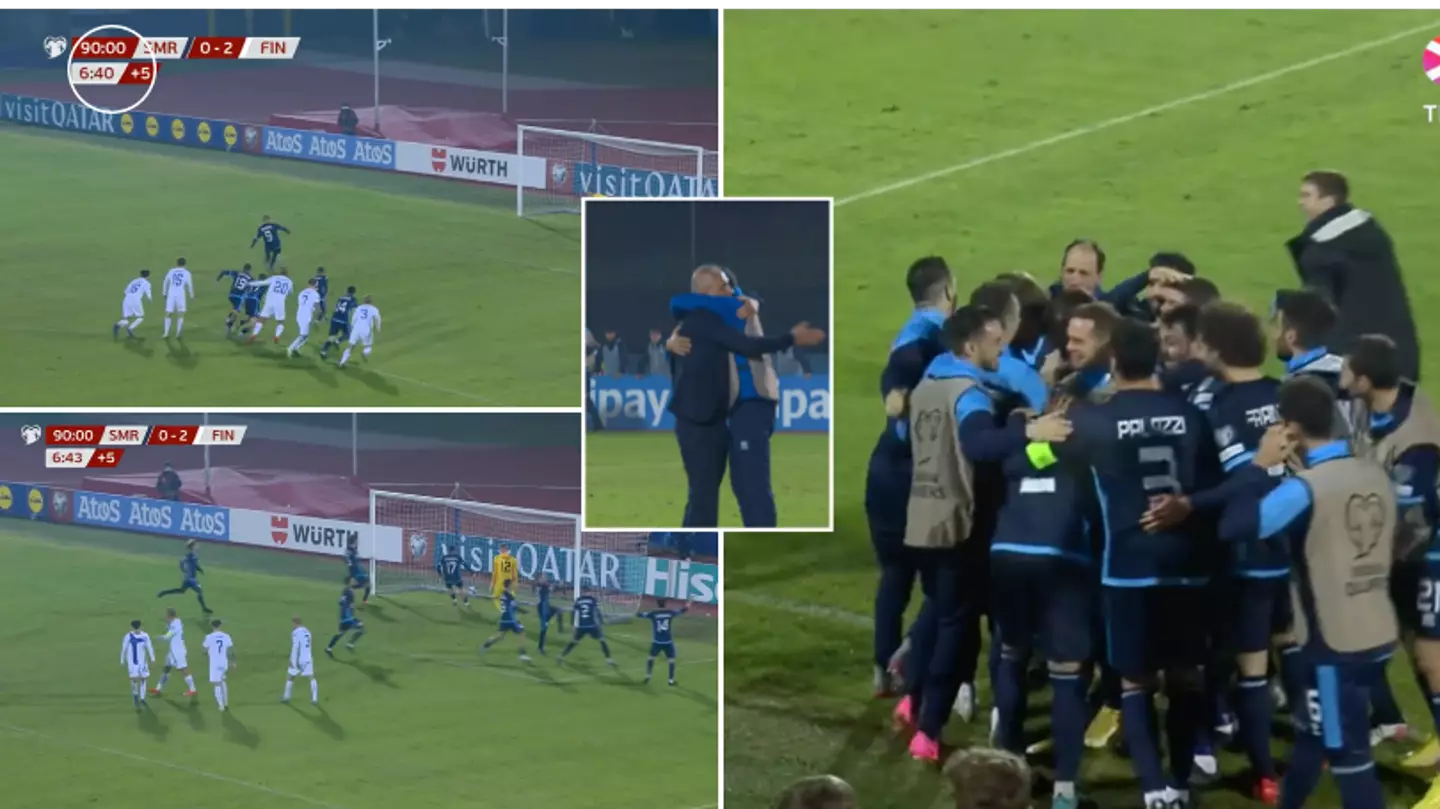 San Marino made history by scoring in their third competitive game in a row and the limbs will give you goosebumps