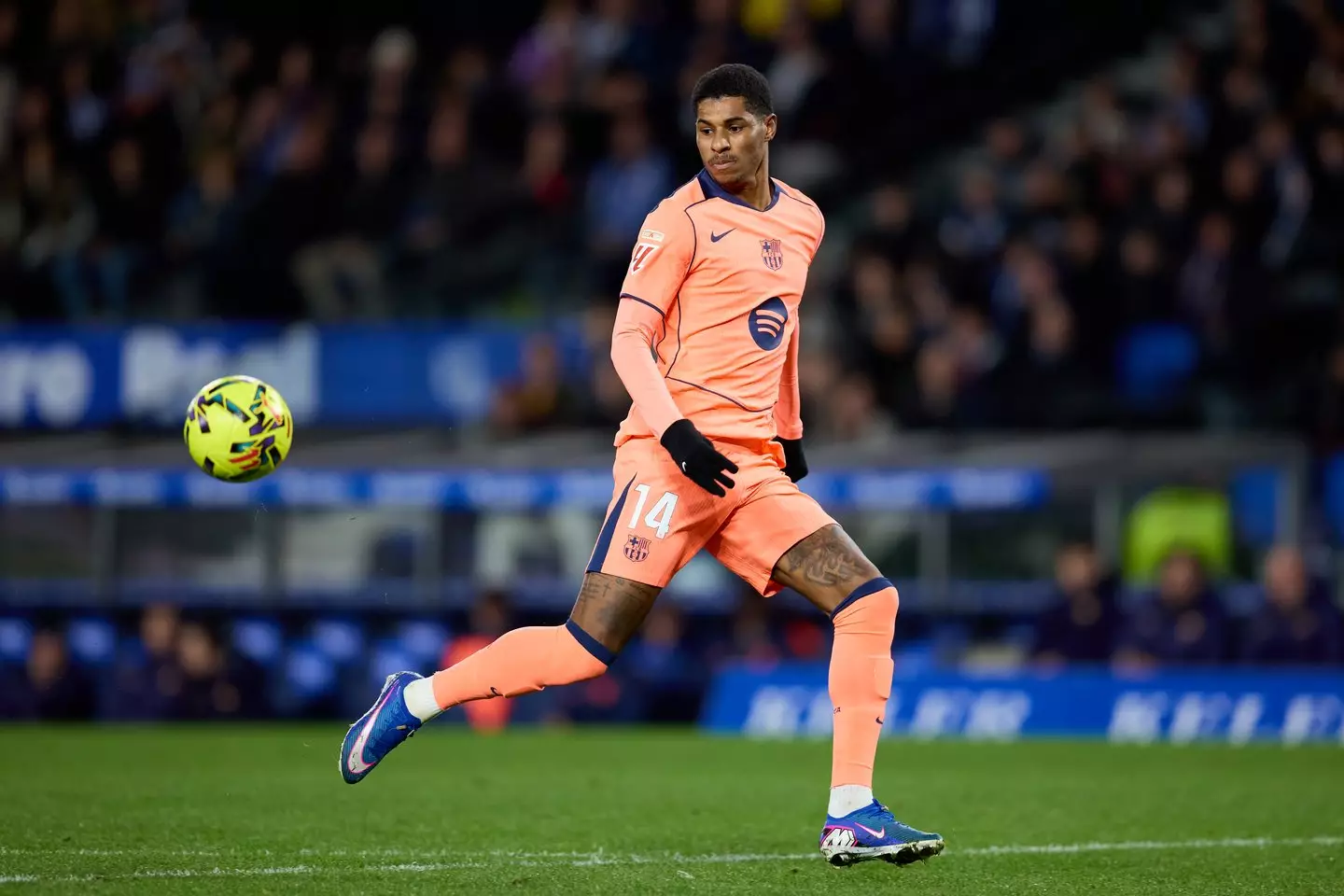 Marcus Rashford has been impressive at Barcelona. Image: Getty