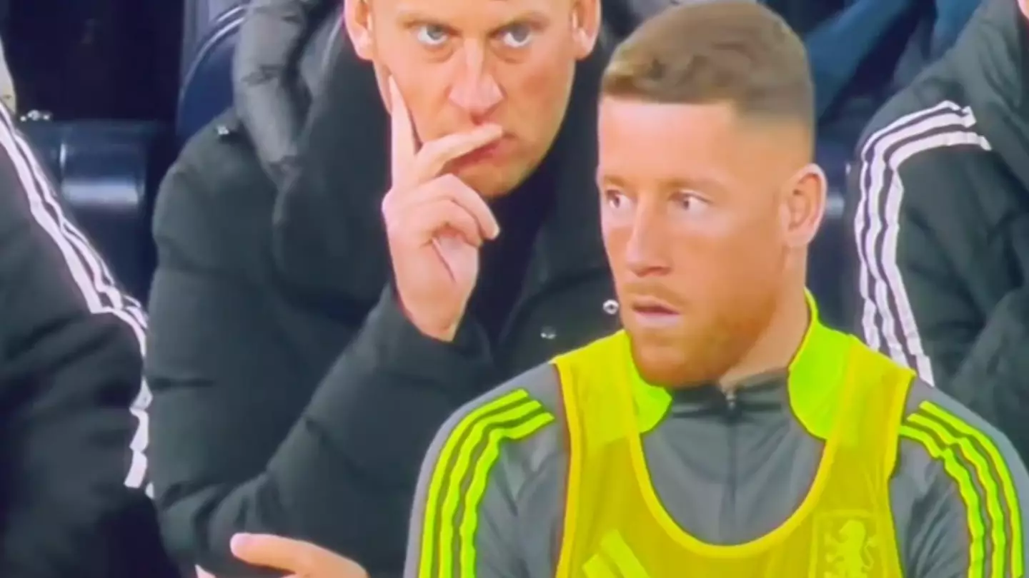 Aston Villa fans spot what Ross Barkley did on bench during Man City defeat and it's divided supporters