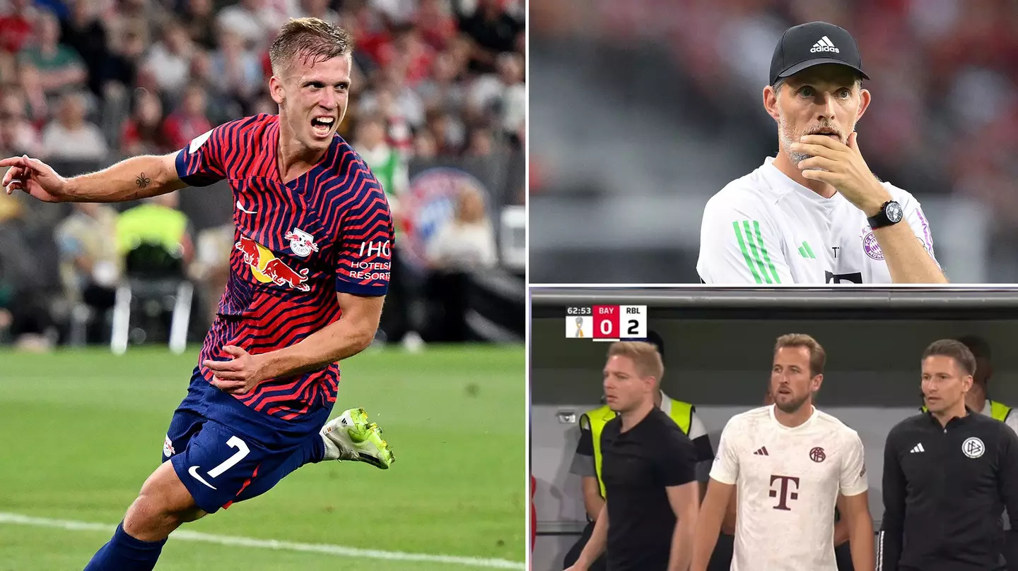 RB Leipzig stun Bayern Munich with 3-0 win in DFL Supercup final as Harry Kane makes debut