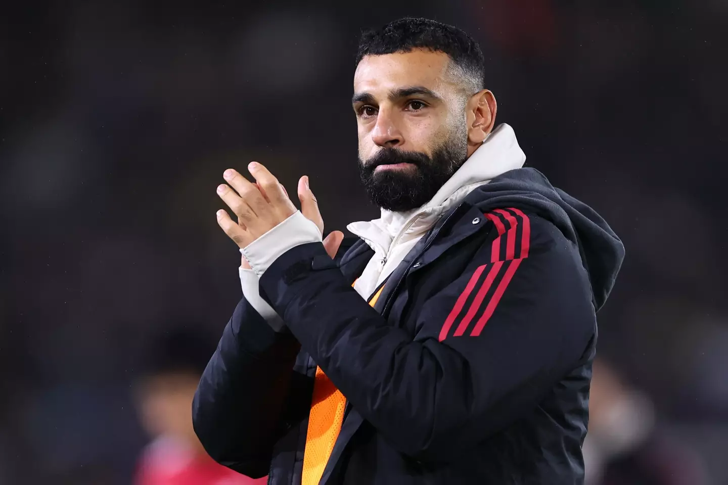 Salah didn't make it off the bench against Leeds (Getty)