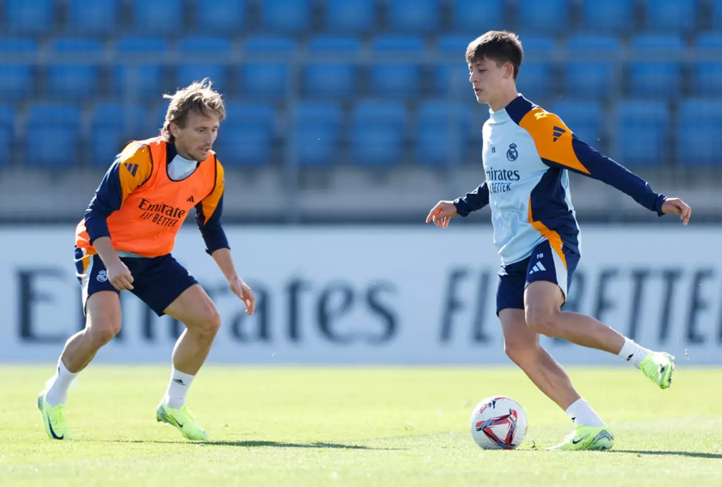 Arda Guler (right) joined Real Madrid from Fenerbahce last year (Image: Getty)