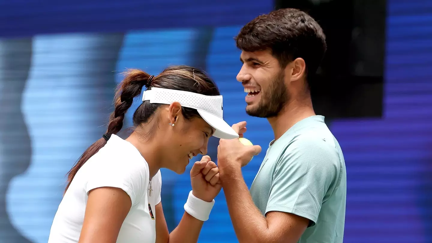 Emma Raducanu and Carlos Alcaraz in disagreement over first date kiss