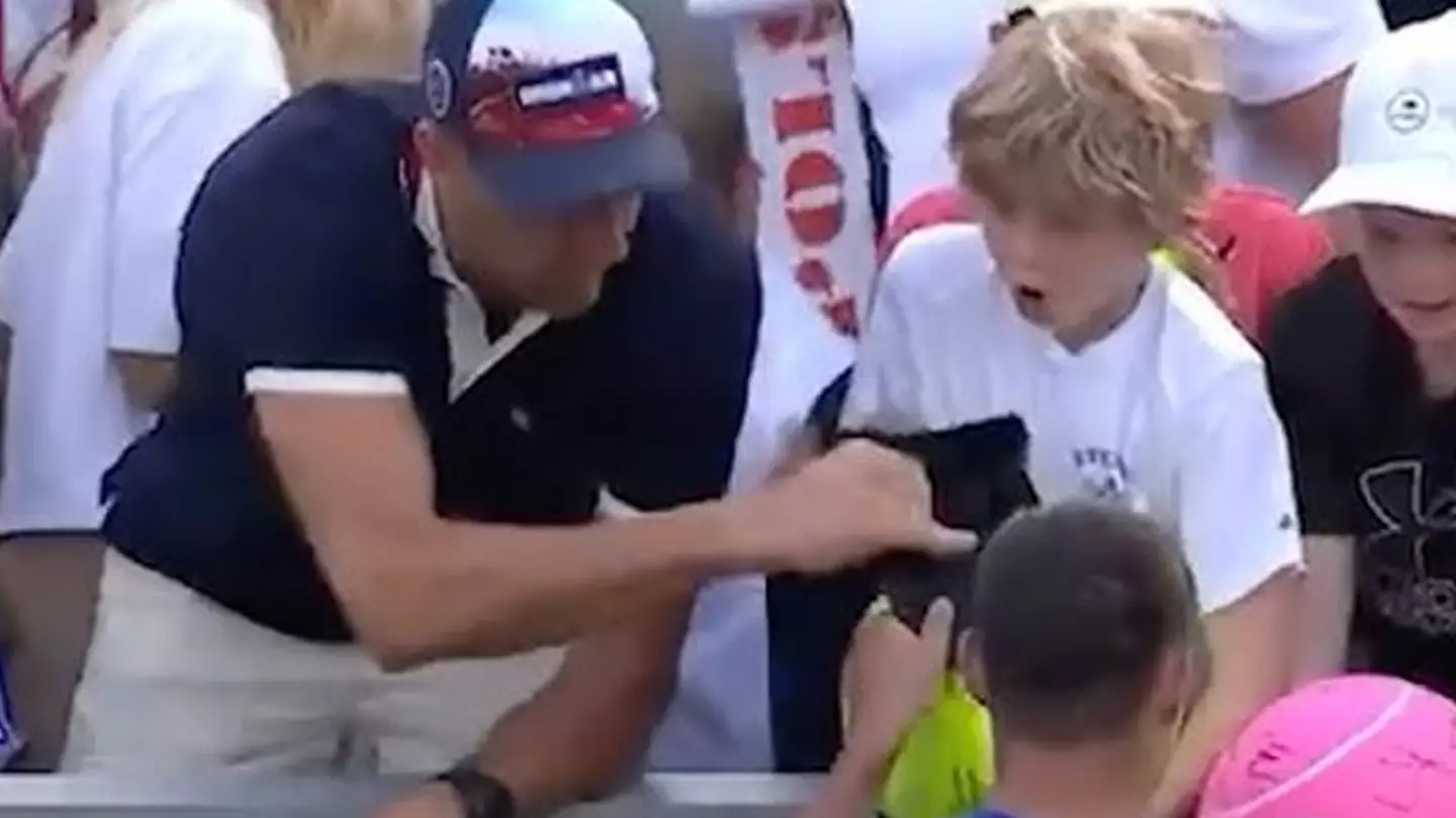 US Open spectator identified after 'disgusting' act with child caught on camera