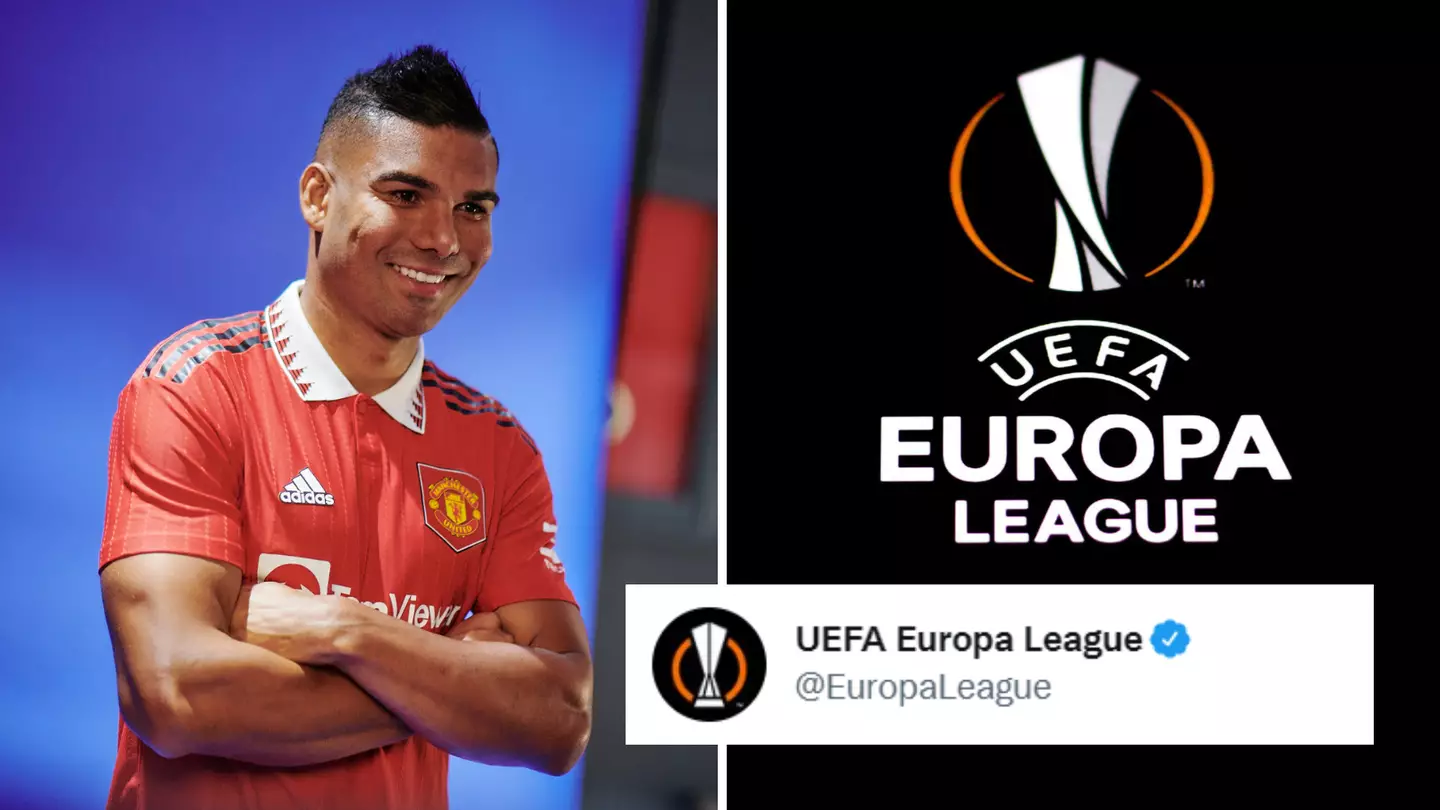 Europa League inadvertently troll Man United over new boy Casemiro, it's got fans talking