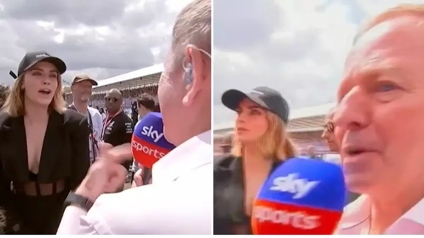 Martin Brundle savaged Cara Delevingne after she refused a grid walk interview at British GP