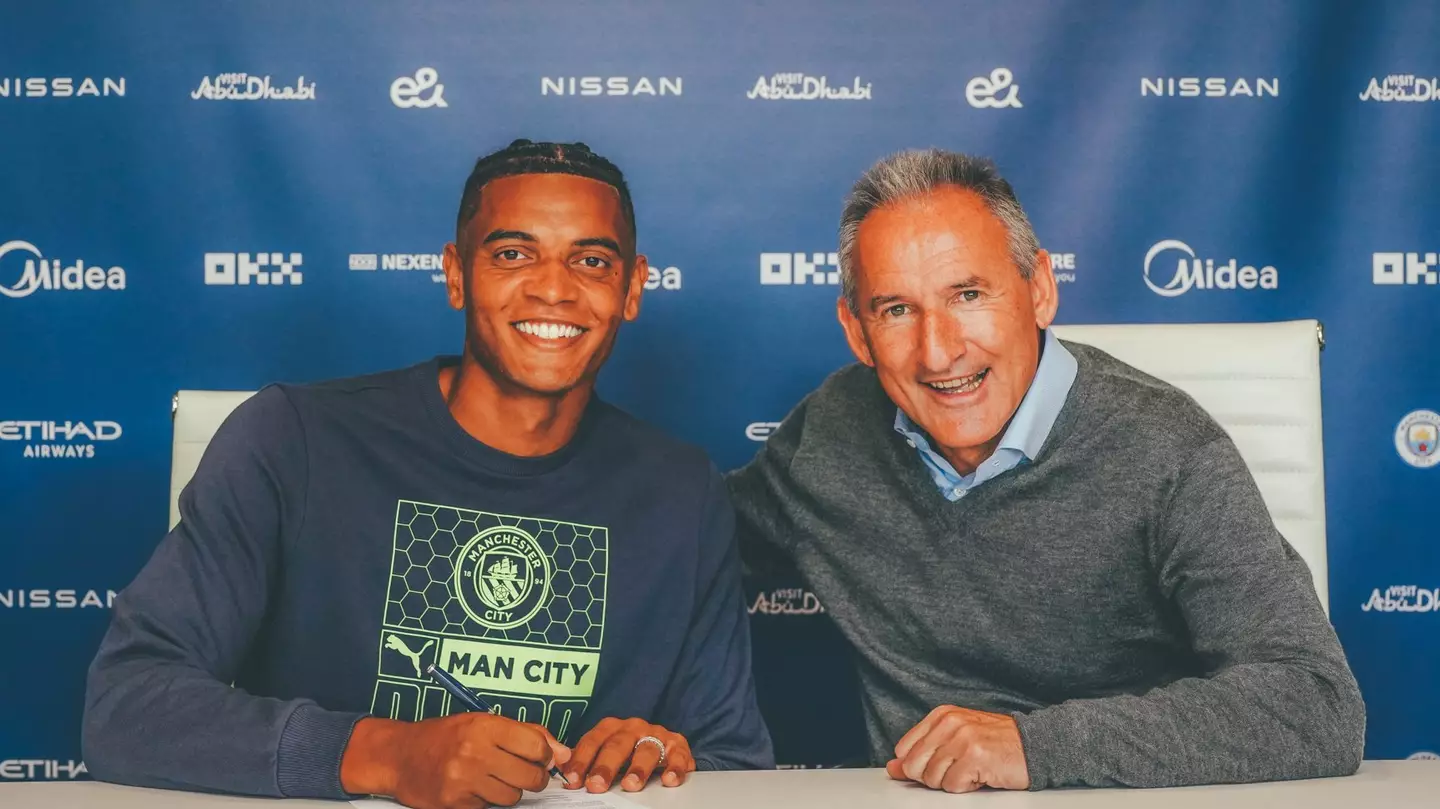 Manuel Akanji with Txiki Begiristain