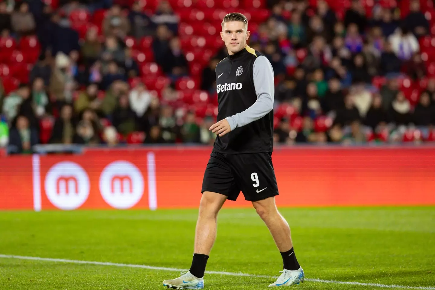 Viktor Gyokeres has been linked with a move to the Premier League. Image: Getty