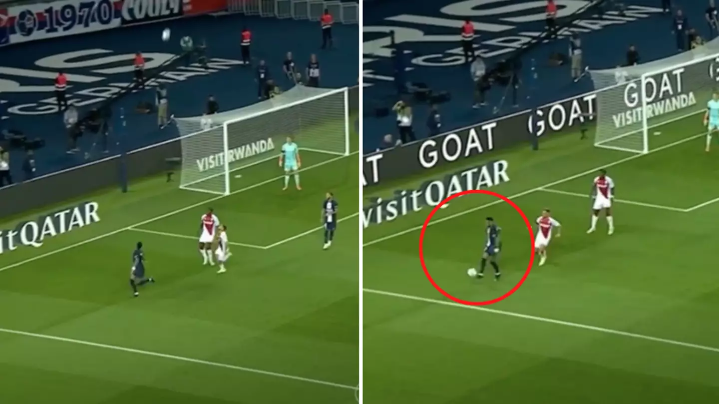 Neymar produced an insane touch to kill the ball dead, the commentator lost his mind