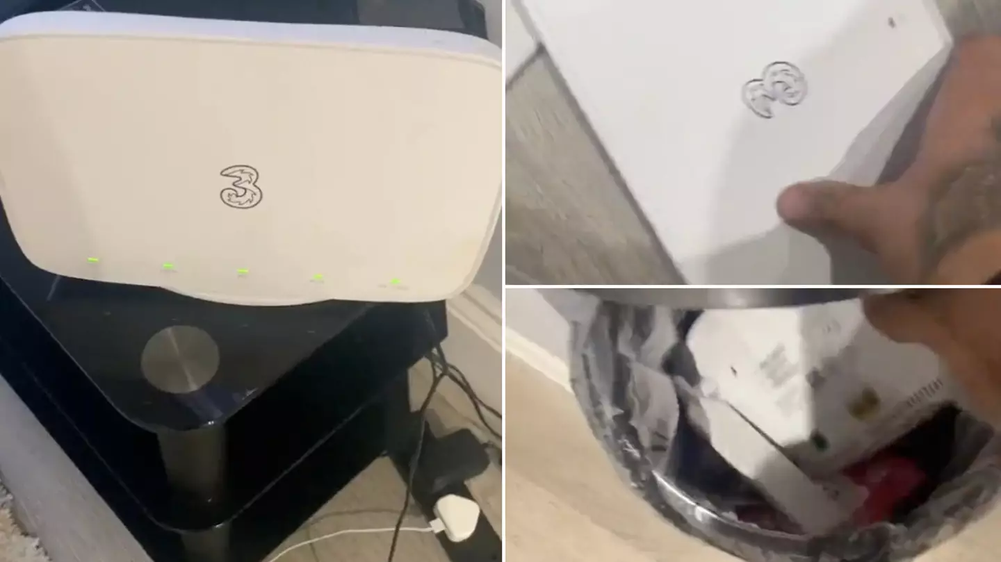 Furious Chelsea Fan Smashes Up His Three Wifi Router After The Company Suspends Its Sponsorship Of The Club