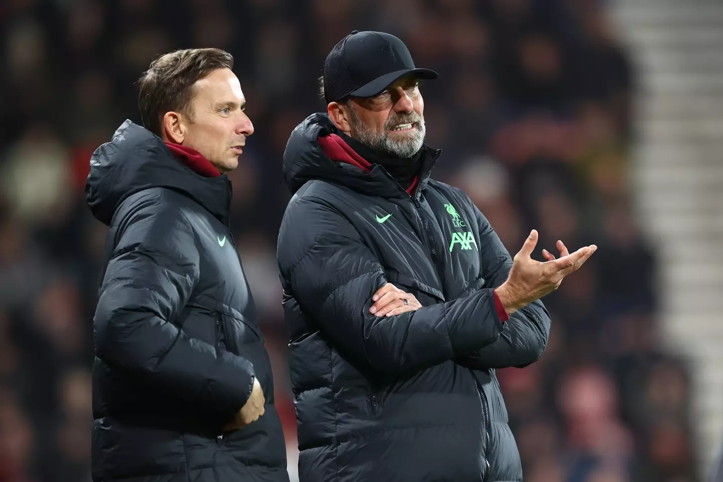 Jurgen Klopp and Pep Lijnders (