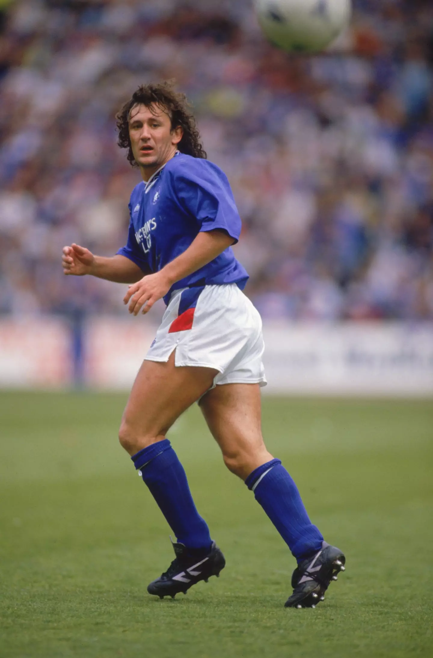 Terry Hurlock in action for Rangers. Image: Getty