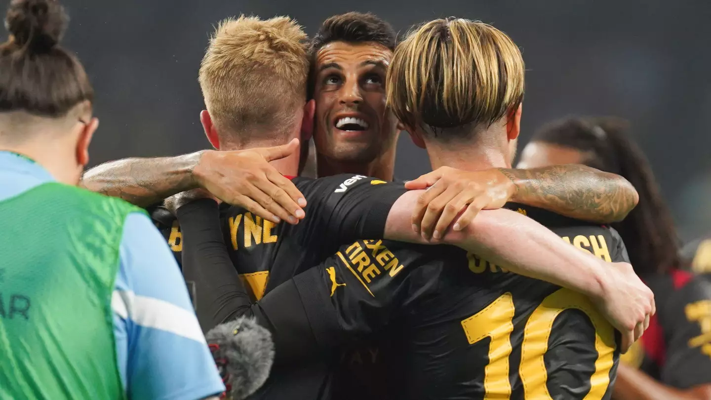 The Manchester City stars living together when the "girlfriend isn't here" revealed
