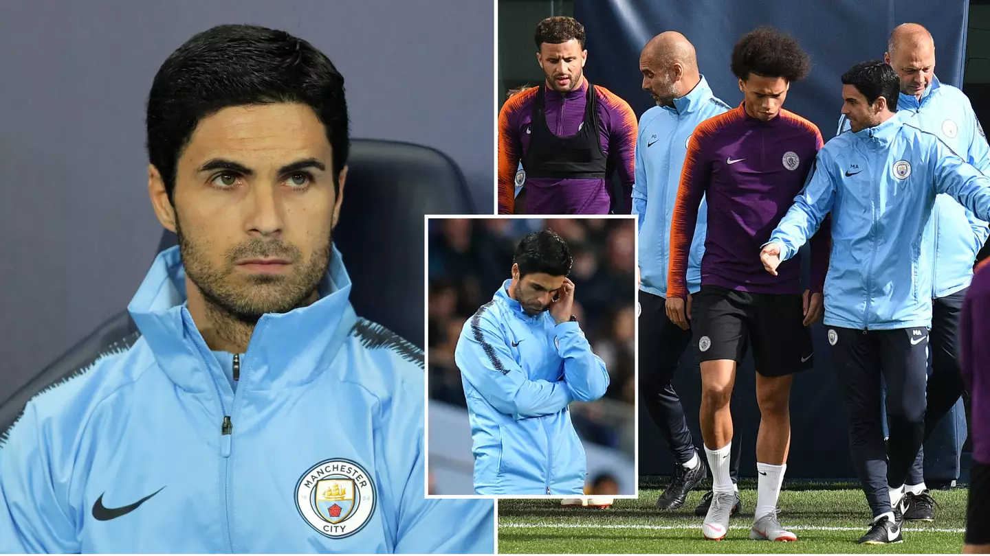 Mikel Arteta 'managed' Man City for just one game and set unwanted record which has stood ever since