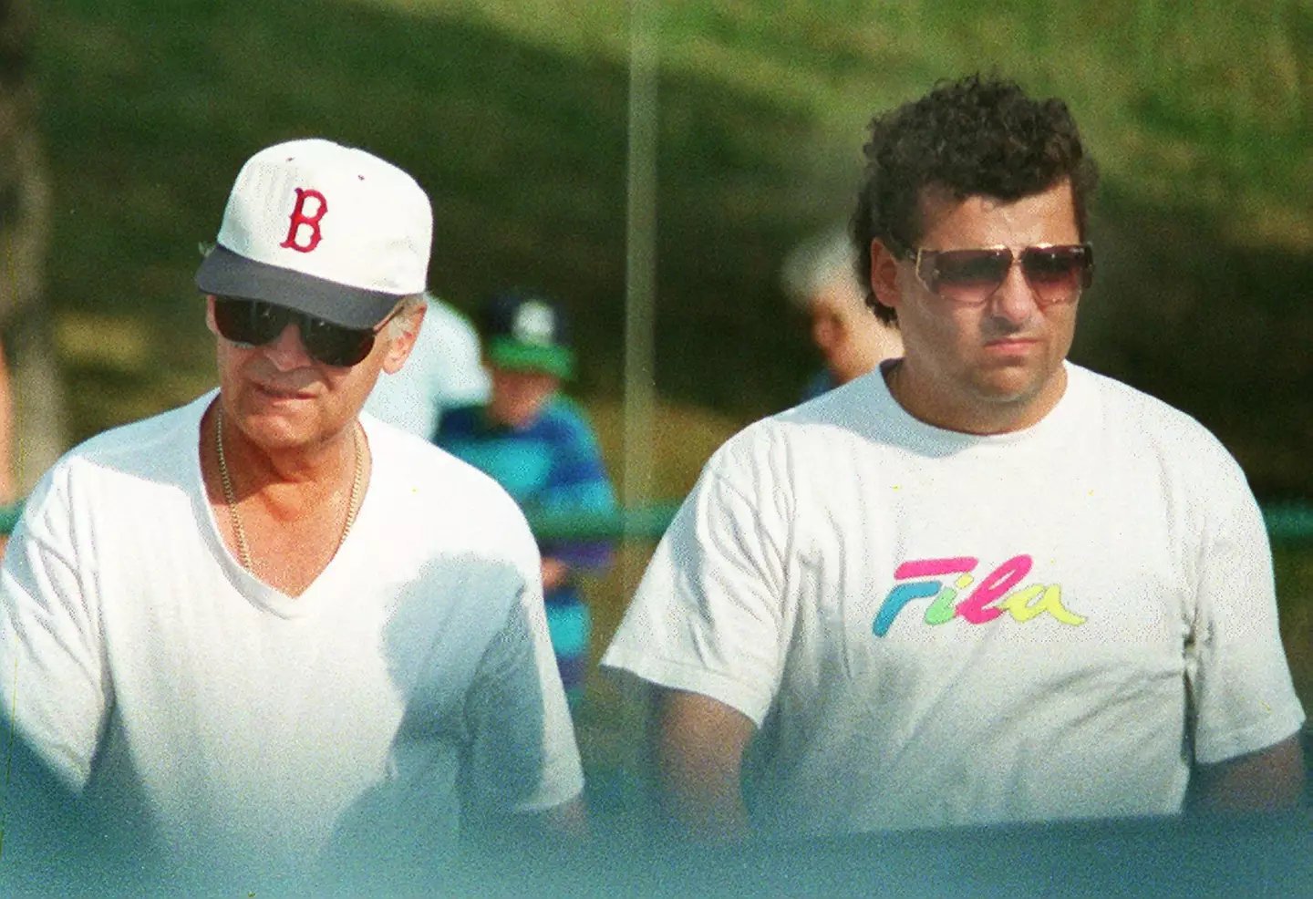 Whitey Bulger with Kevin Weeks. Image: Getty