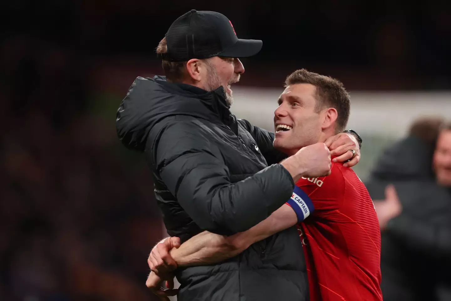 Klopp and Milner earlier this year. (Image