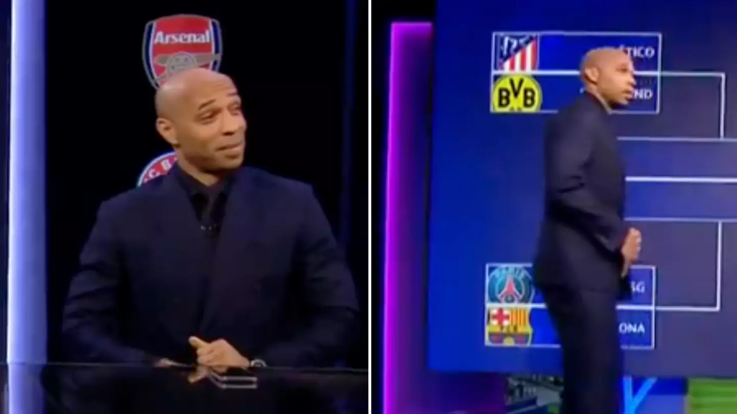Thierry Henry had the coldest response when asked to predict his Champions League winners