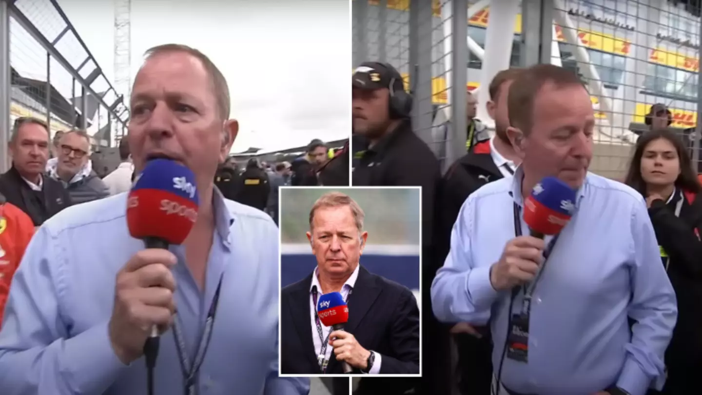 Martin Brundle makes public apology after mistake on British GP grid walk