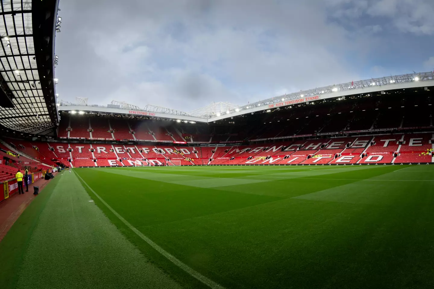 A general view of Old Trafford ahead of the clash between United and Sunderland on October 04, 2025. Image credit: Getty