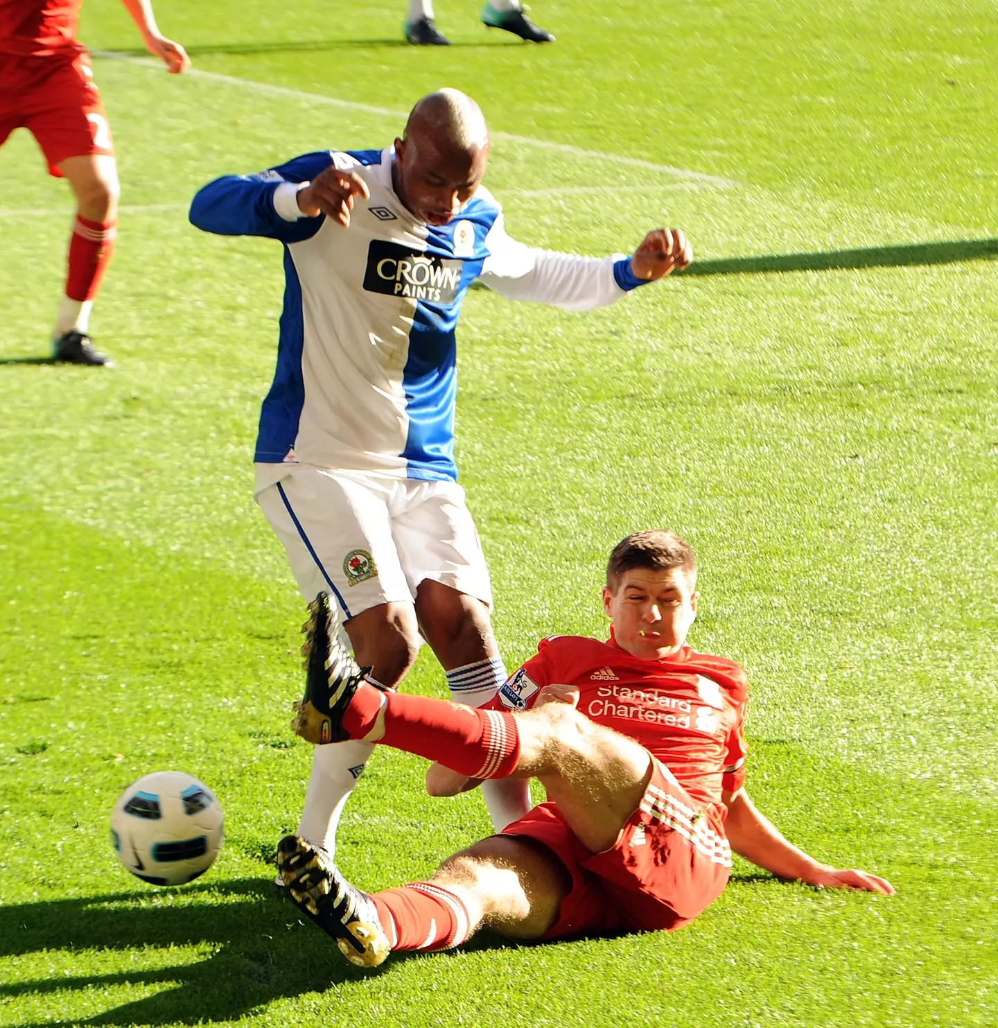 Gerrard has a dim view of former Liverpool teammate El Hadji Diouf. Image: Getty