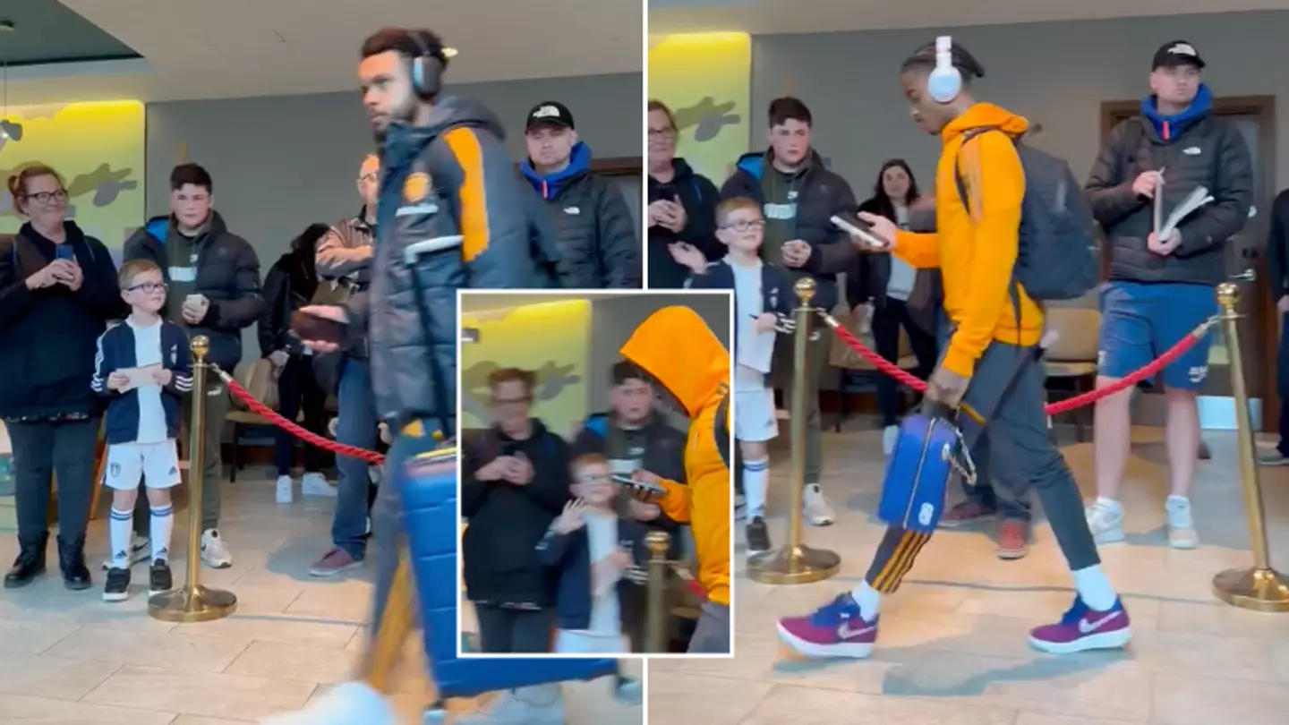 Leeds squad slammed after footage emerges of them 'ignoring' fans as they left hotel