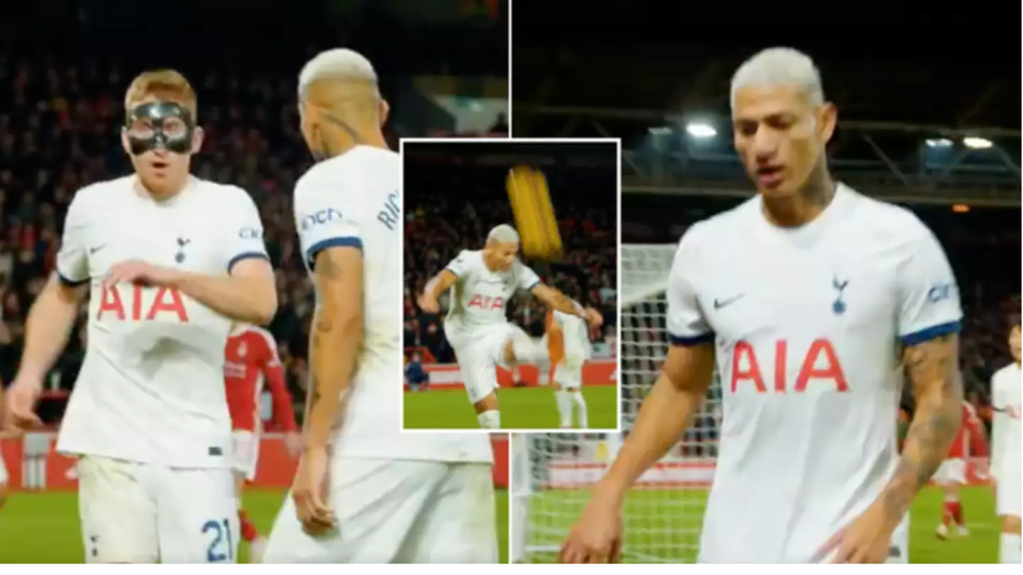 Richarlison hilariously ruins Dejan Kulusevski's celebration without knowing