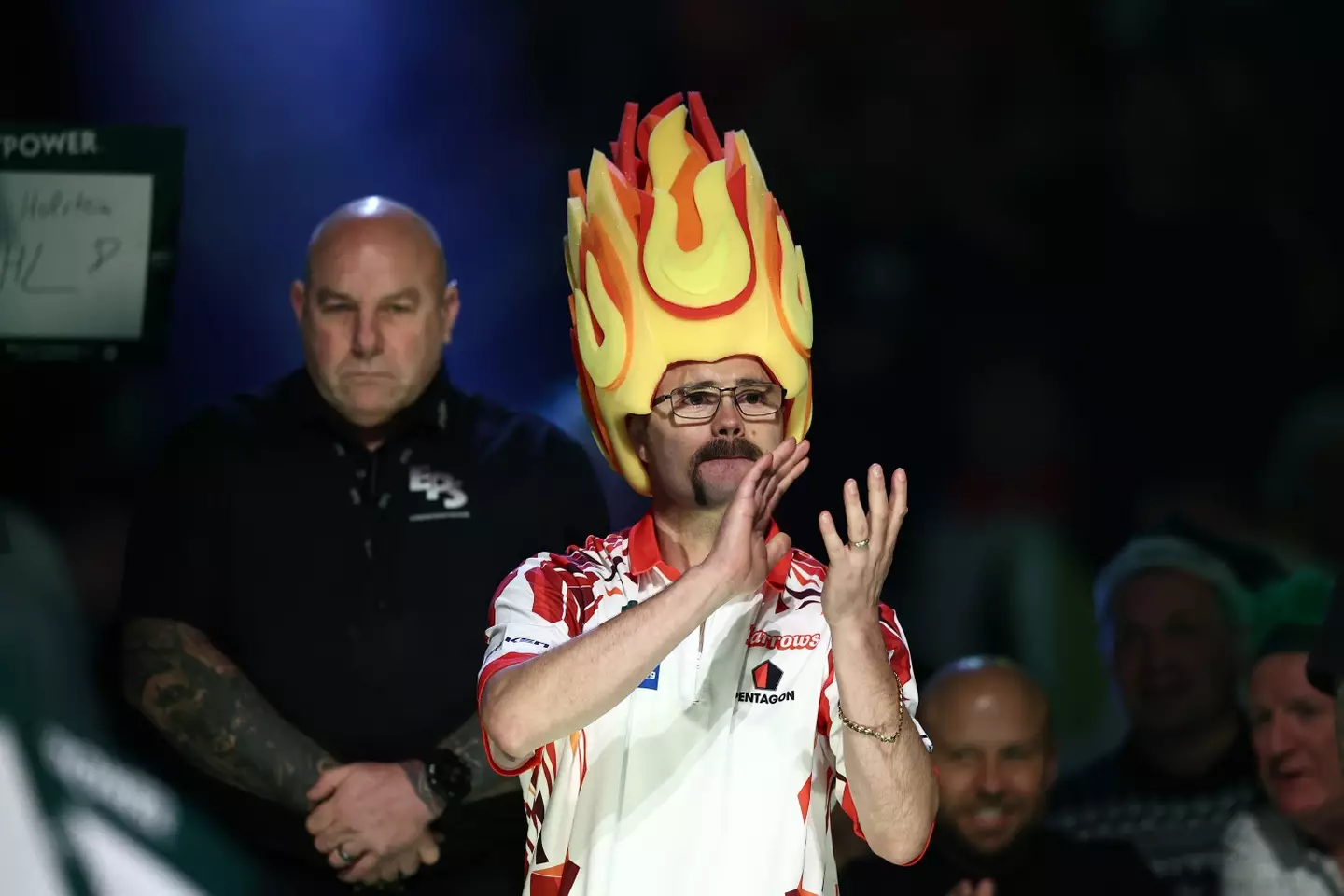 Damon Heta at the 2025 Darts World Championship- Getty