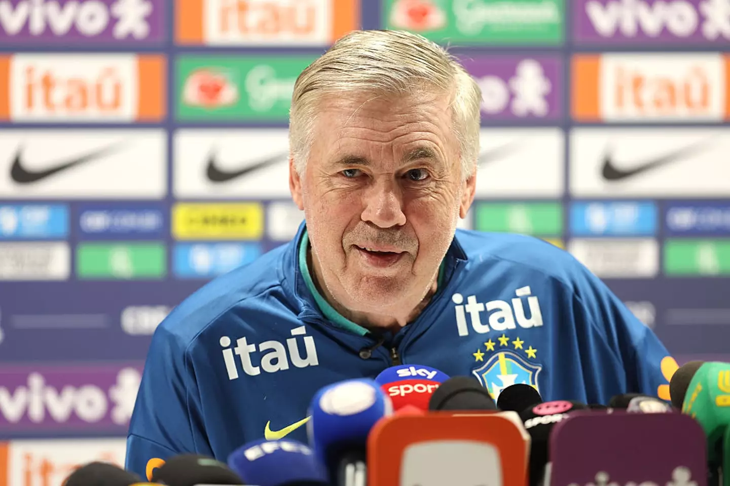 Carlo Ancelotti is Brazil head coach (Credit:Getty)