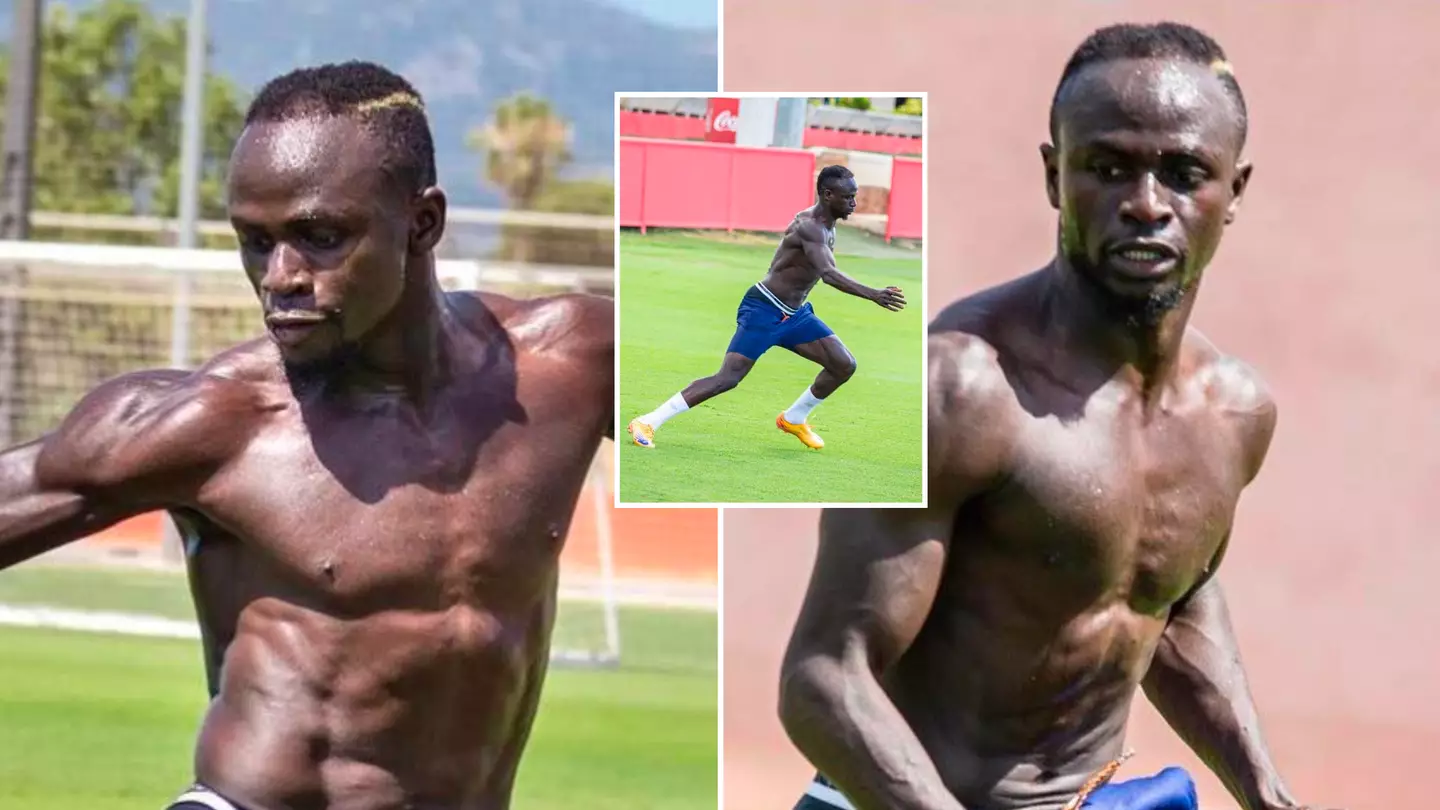 Sadio Mane Is Absolutely Shredded In New Pictures, He's Undergone The Bayern Body Transformation
