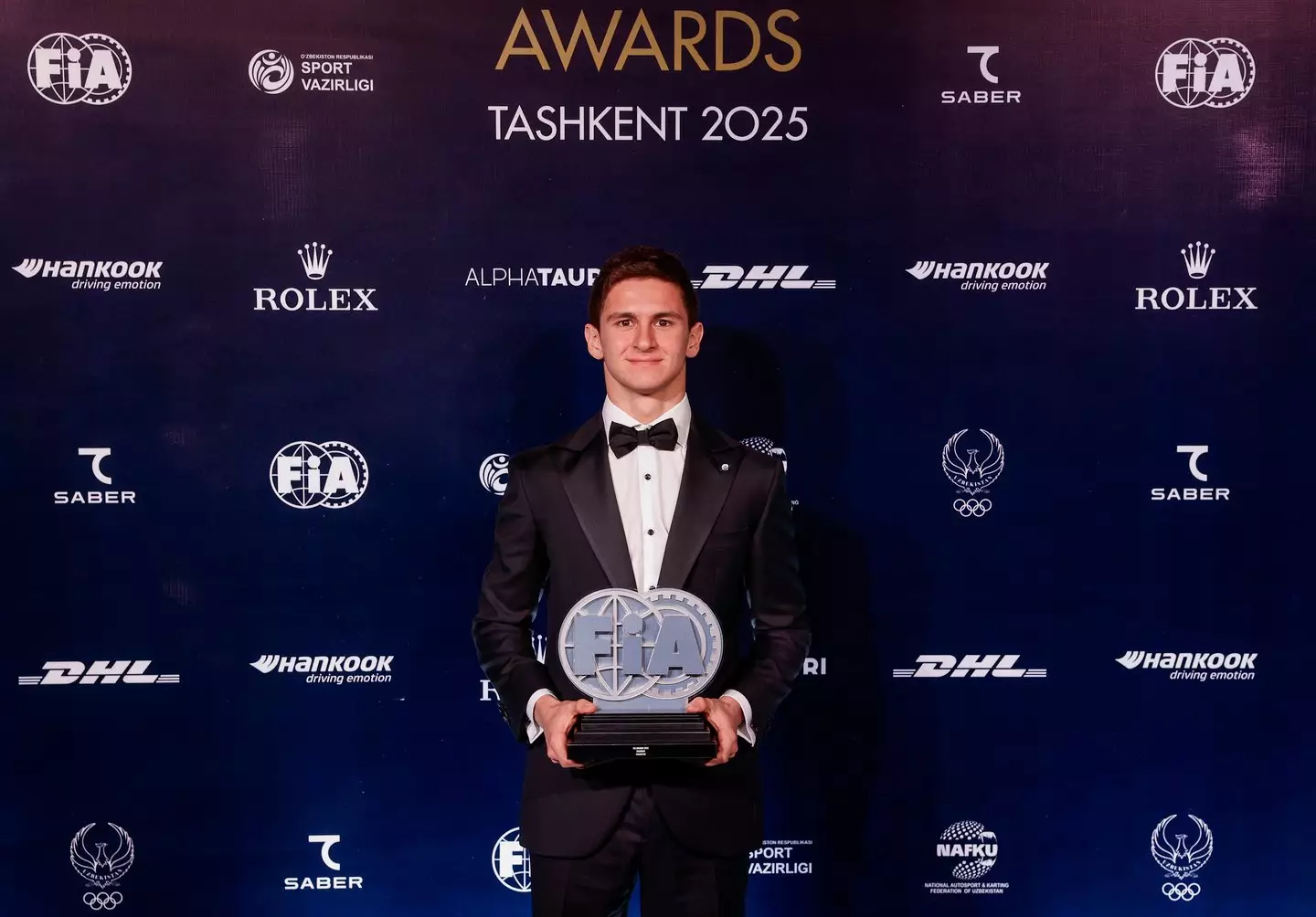 Leonardo Fornaroli at the 2025 FIA Awards (credit: getty)