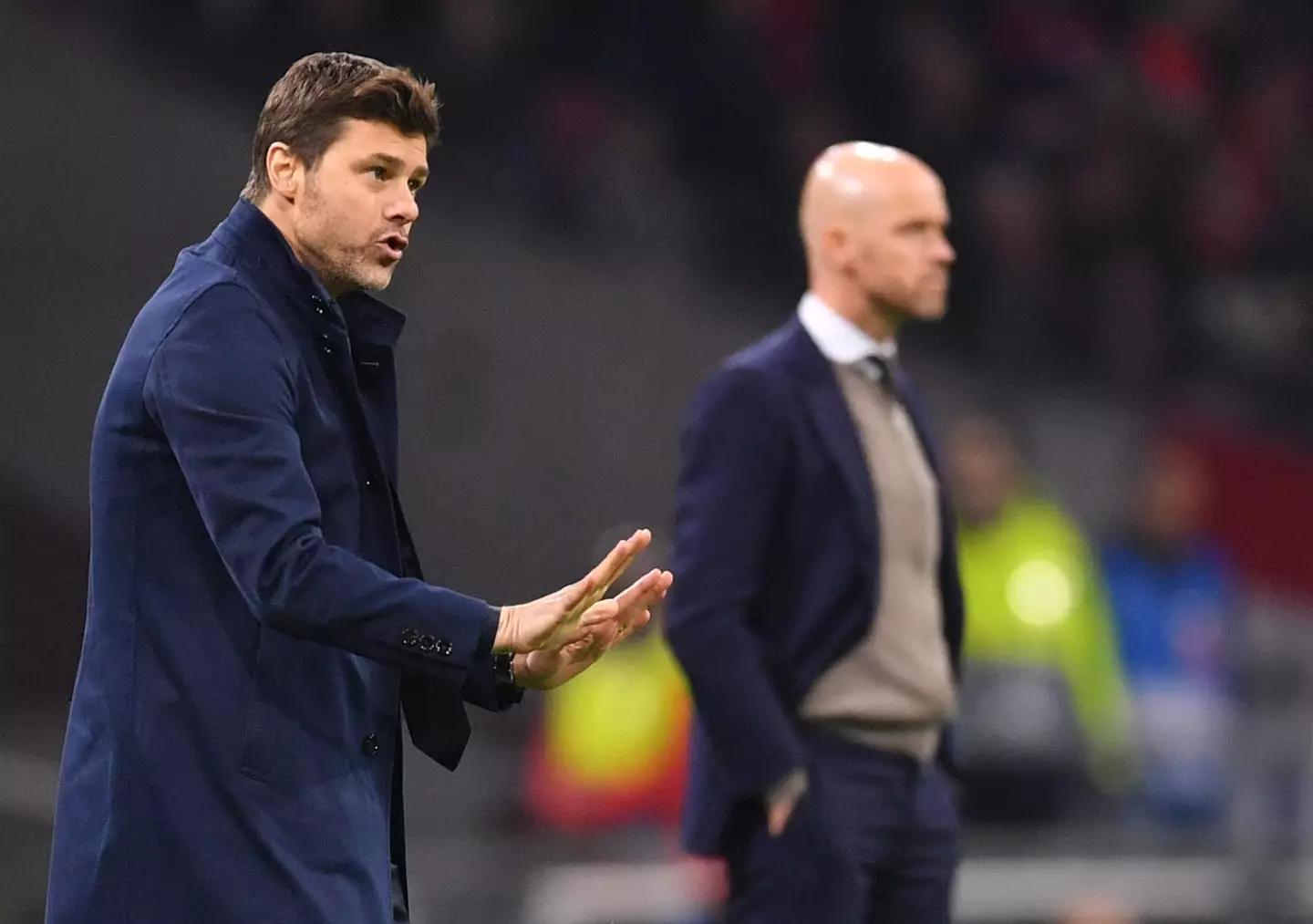 Pochettino and Ten Hag have both been linked with the United job. Image: PA Images