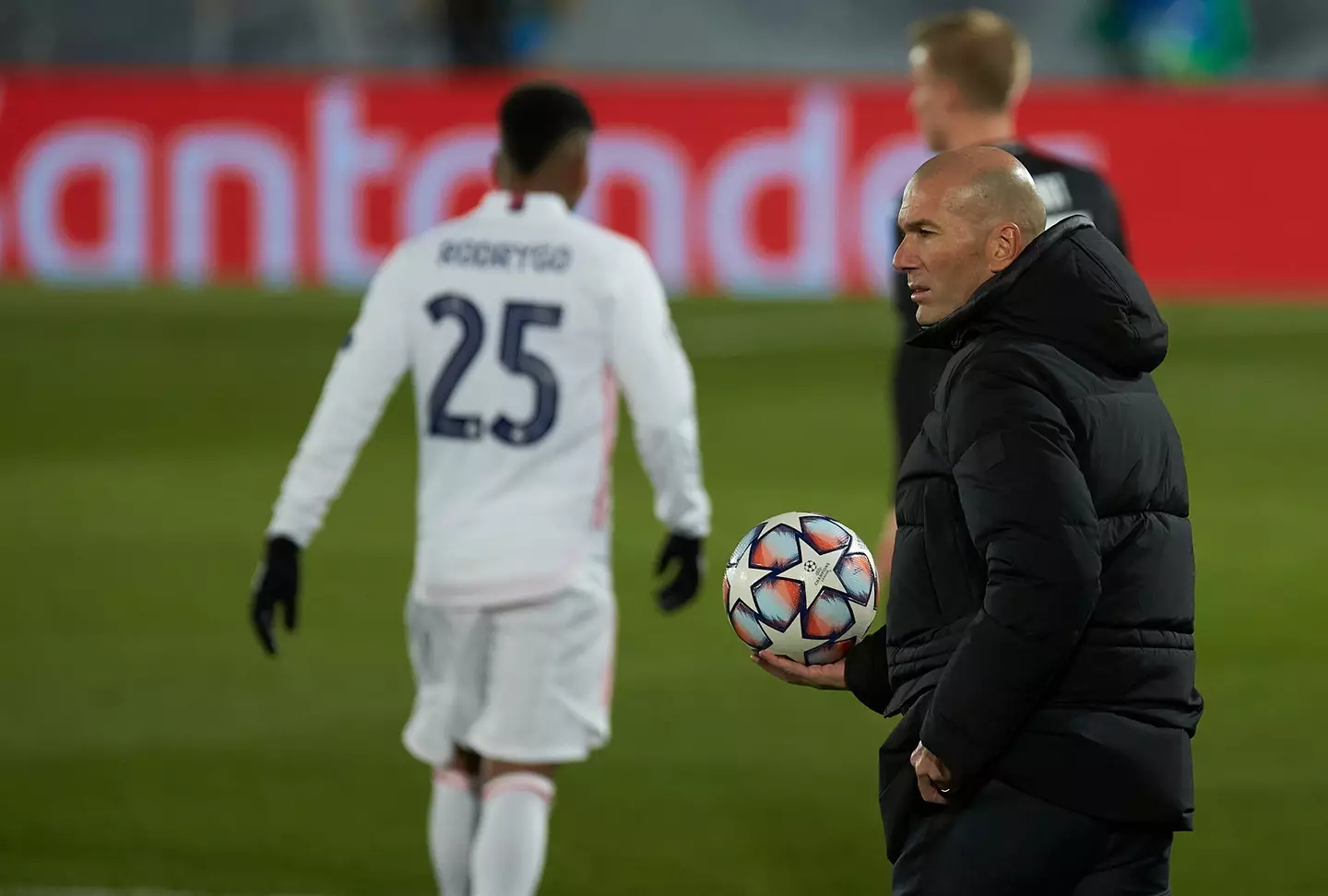 Zidane also lifted two La Liga titles during his time as Madrid manager. Image credit: Getty