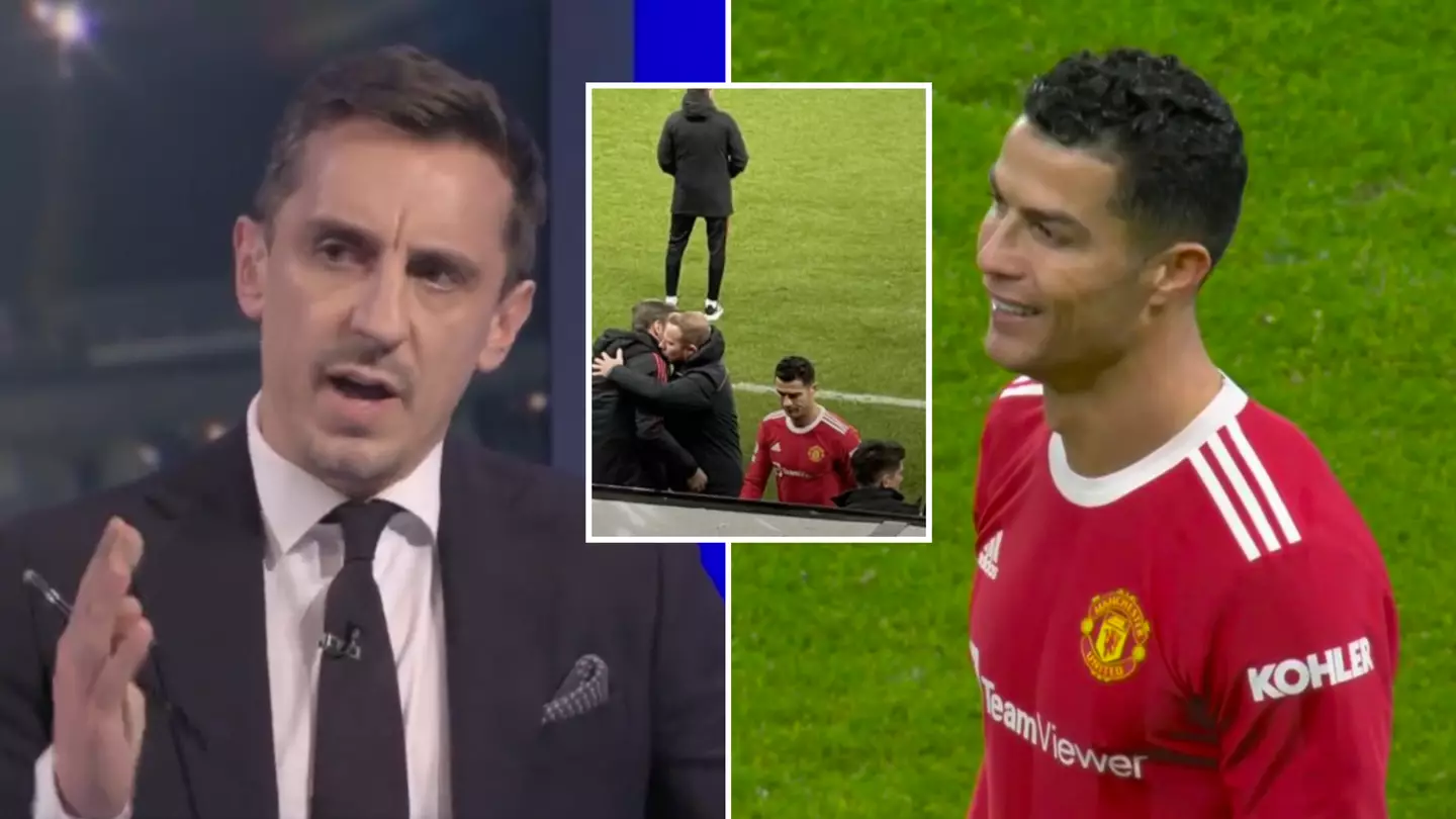 Gary Neville Calls Out Cristiano Ronaldo For 'Running Off' At Full-Time vs Newcastle
