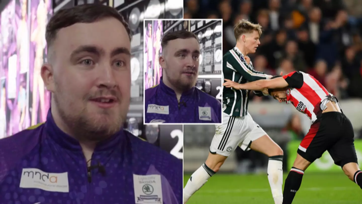 Darts star Luke Littler fires back at Brentford forward Neal Maupay after Man Utd comments