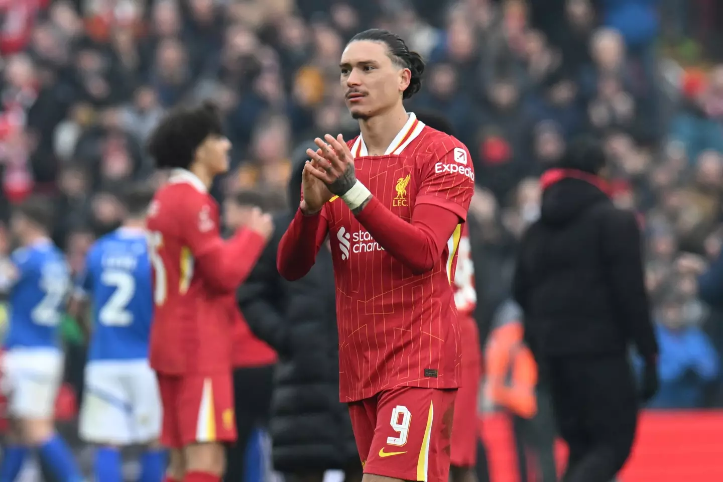 Nunez continues to be linked with a move away from Liverpool. Image credit: Getty