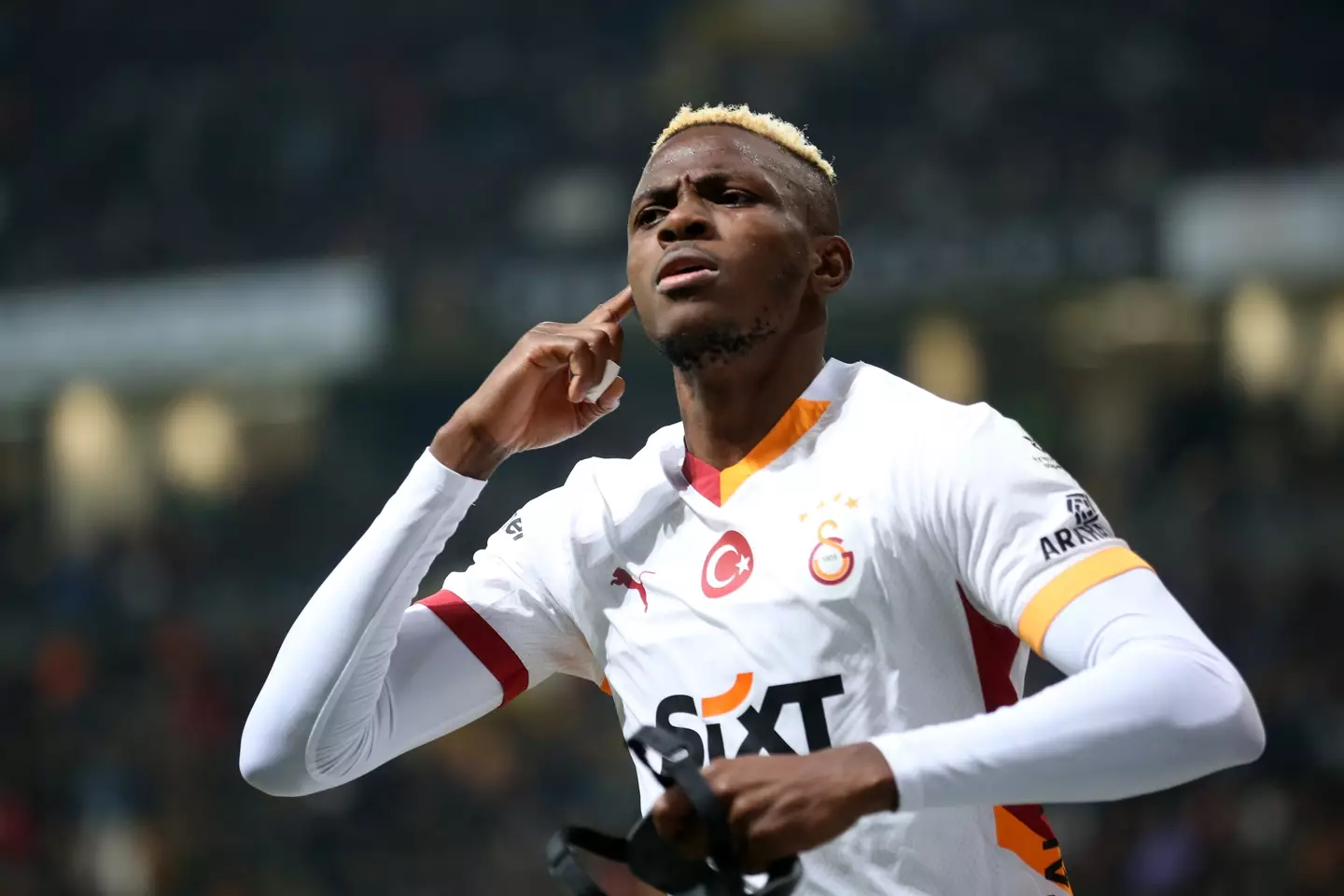 Victor Osimhen has been linked with a permanent move away from Napoli. Image: Getty