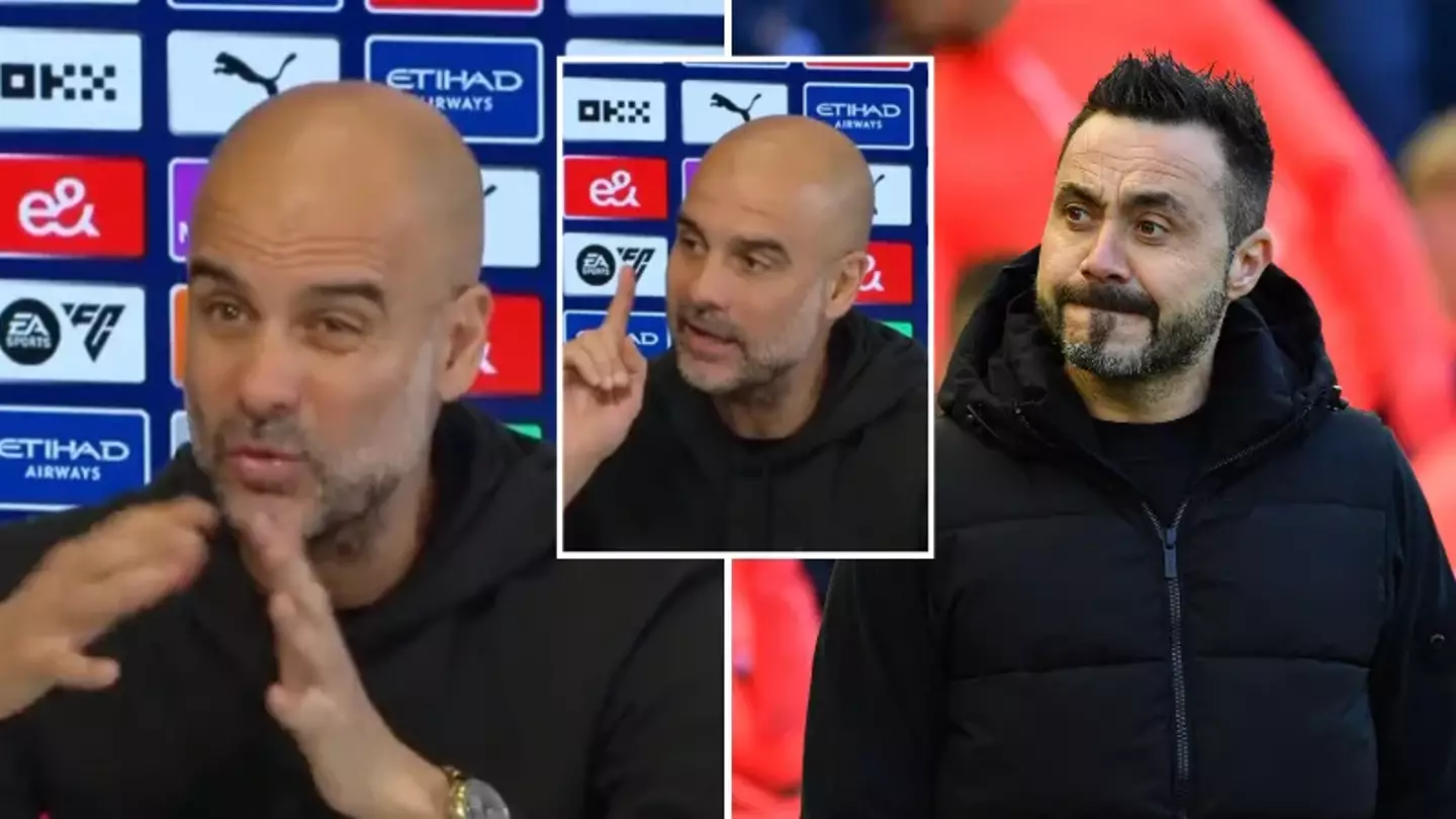 Pep Guardiola accused of playing mind-games with Brighton in entertaining press conference