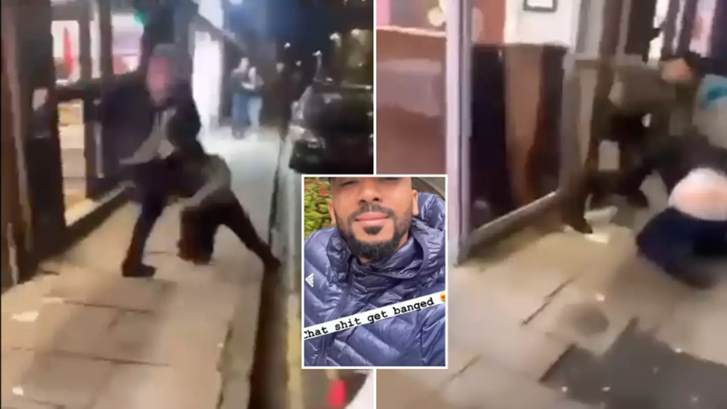 Former Manchester City Player Involved In Vicious Late Night Street Brawl